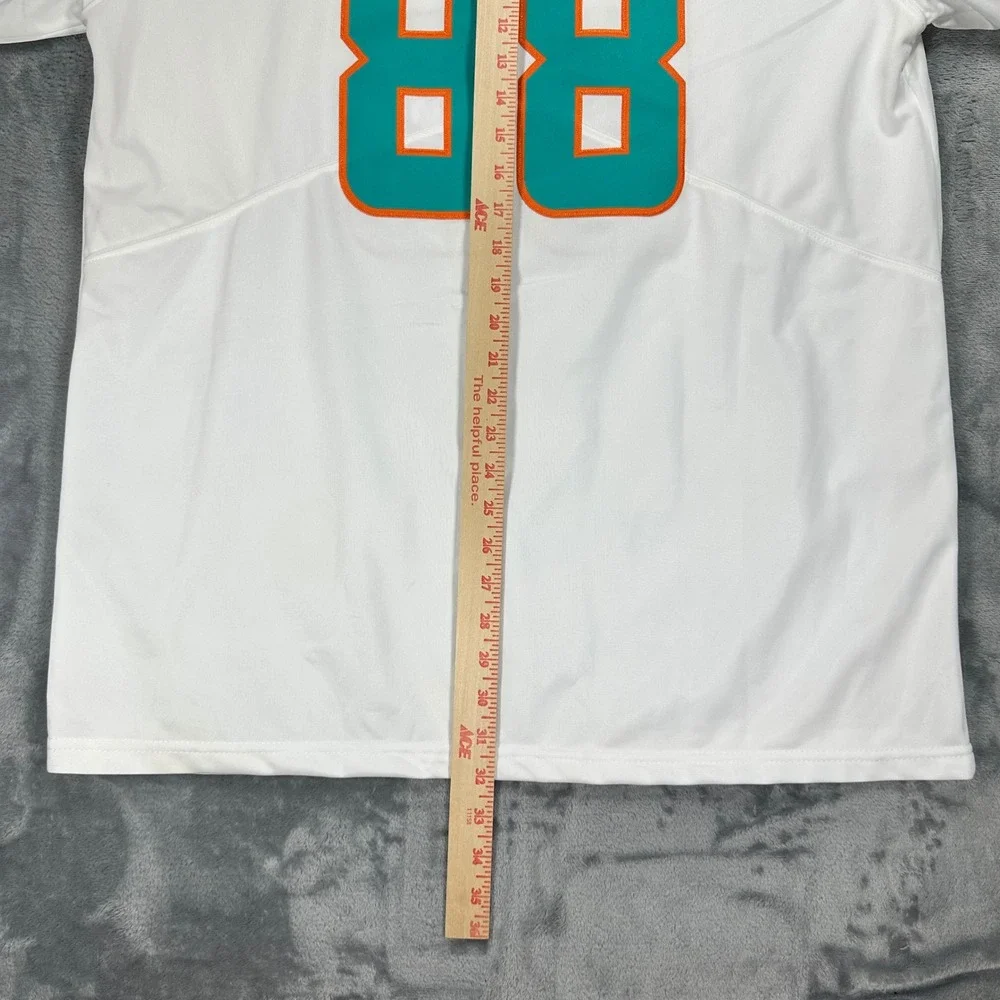 Nike Miami Dolphins Mike Gesicki 88 Jersey Mens Large White NFL On Field